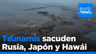 Terremoto en Rusia y alerta mundial por tsunami: olas de hasta 5 metros, evacuaciones en Japón y miedo global a un nuevo desastre